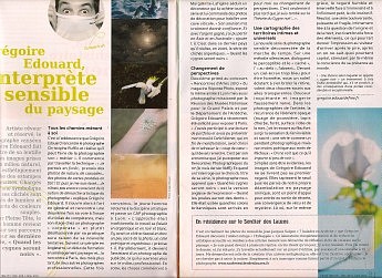 Décembre 2011 – Pleine tête n°11 - Grégoire Édouard Interprète sensible du paysage 